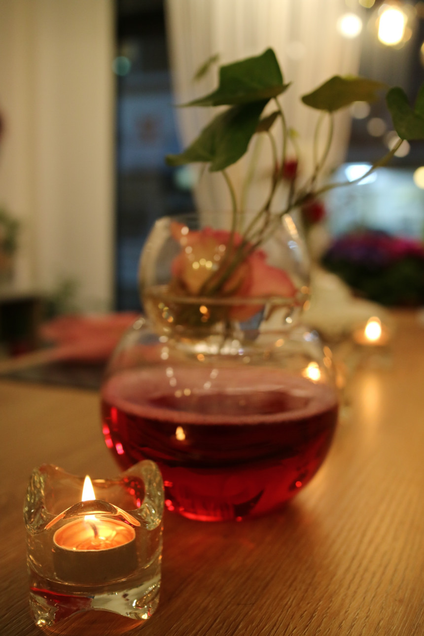 ALBUS Natural Soya Candle 5oz Flower Gift