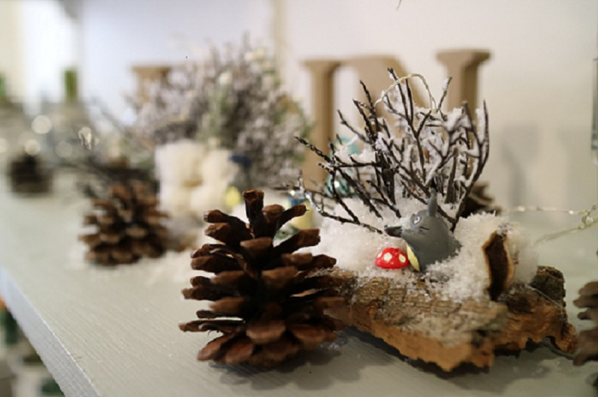 ALBUS Natural Soya Candle 5oz Flower Gift