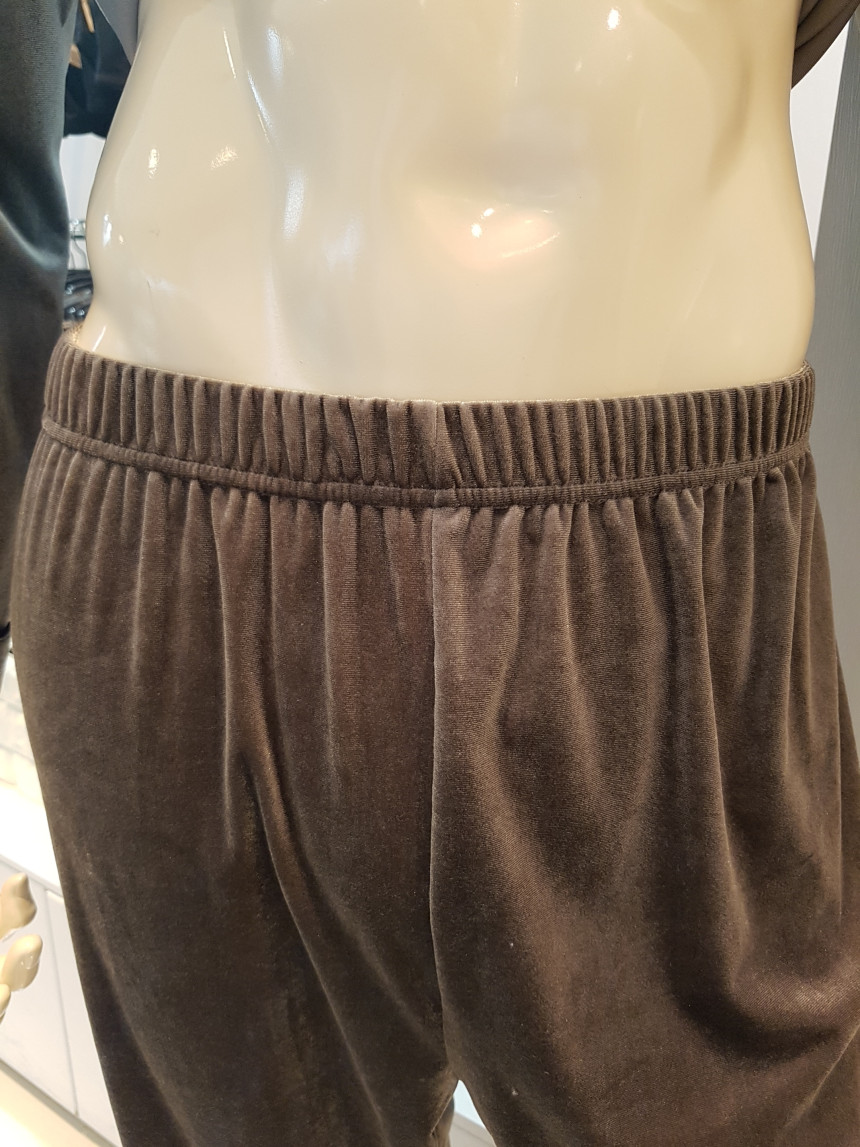 Sexy Cookie Gray Velvet South Pajama SCMNT945 GY