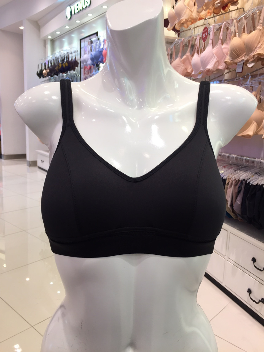Venus V-fit out-of-band sports bra black VBRS114 B