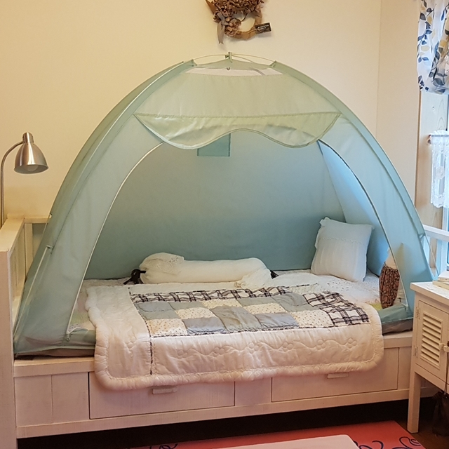 산토초이 난방텐트 침대텐트 실내텐트 방한 원터치 보온 1인용 싱글 1-2인용