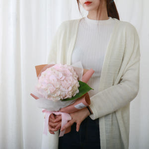 수국꽃다발 핑크 블루 생화 기념일 생일 축하 꽃배달 생화택배 솔직 후기 | 실사용자 리뷰 분석 - 상품 이미지 4