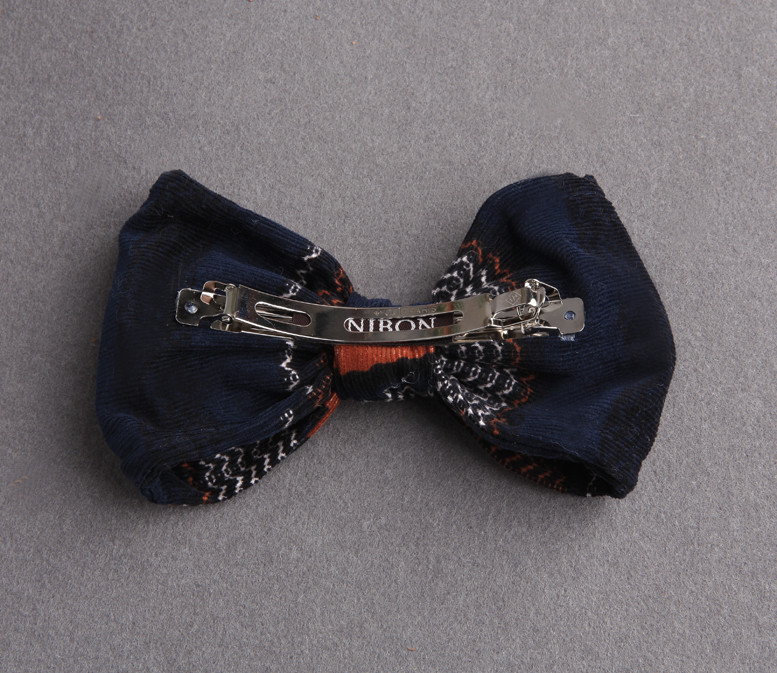 Hair Accessories Zig Zag Navy Goalden Hairpin