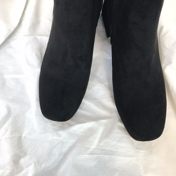 Suede Angle Boots Girls Midsole Heeled Winter Simp