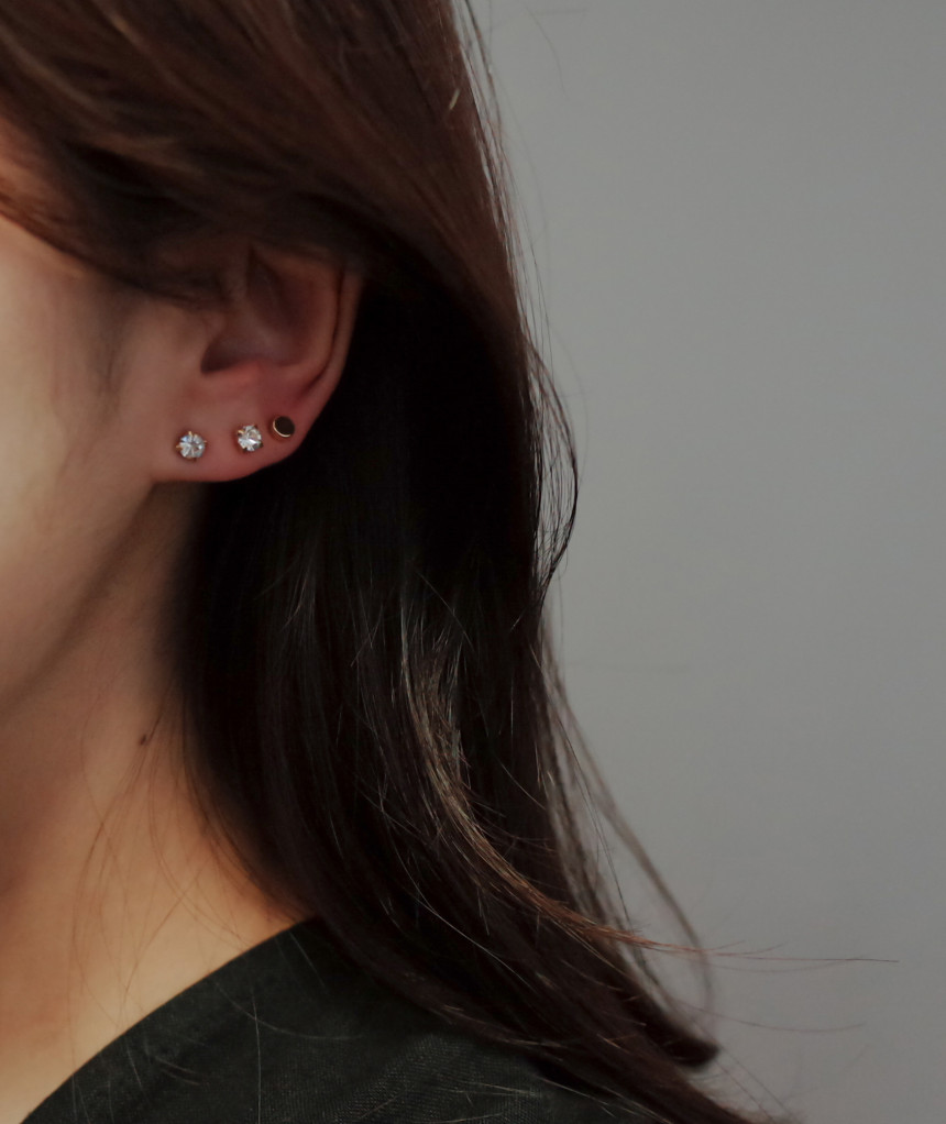 Bebe Heart 8SET Daily Simple Earrings Stylish Uniq