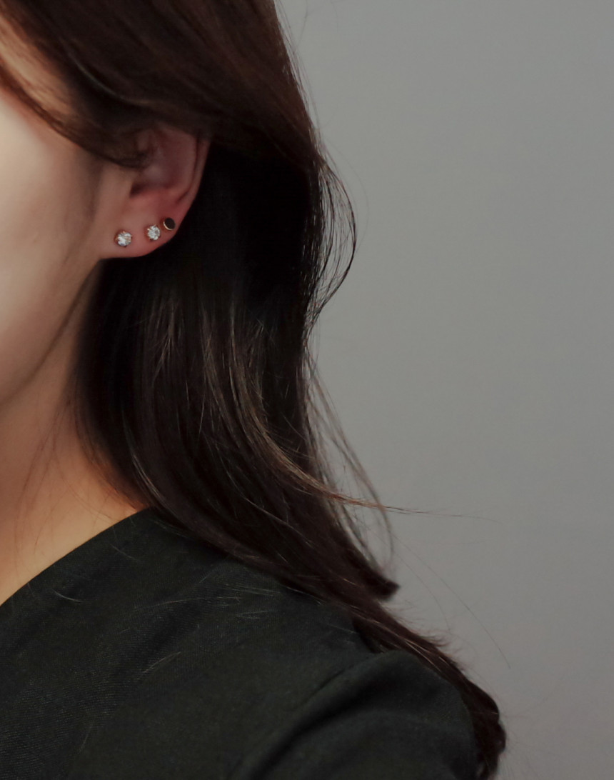 Bebe Heart 8SET Daily Simple Earrings Stylish Uniq