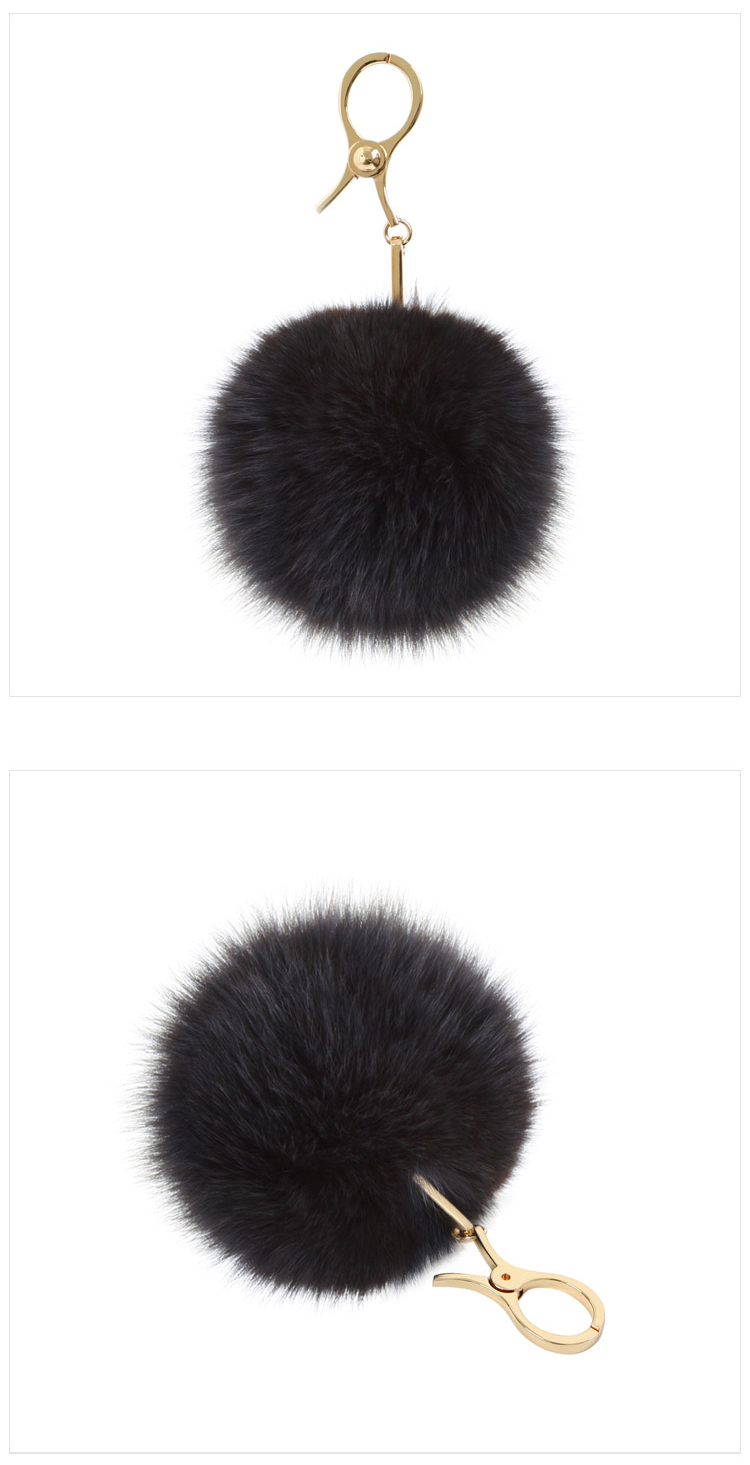 Daily Edition Free Shipping ♥ Two-tone fox fur key