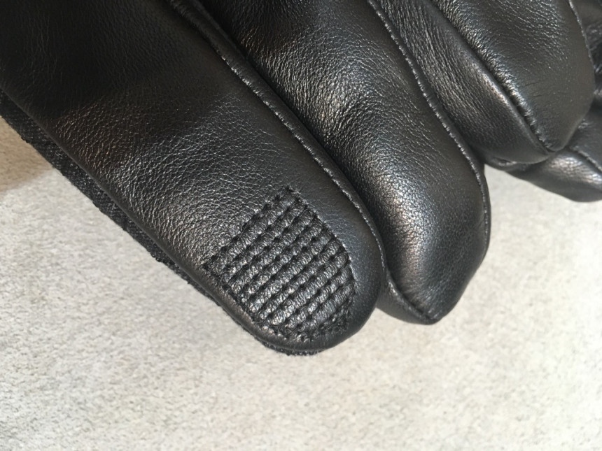 Bassot Homme Smartphone Touch Leather Glove WSQ4AL