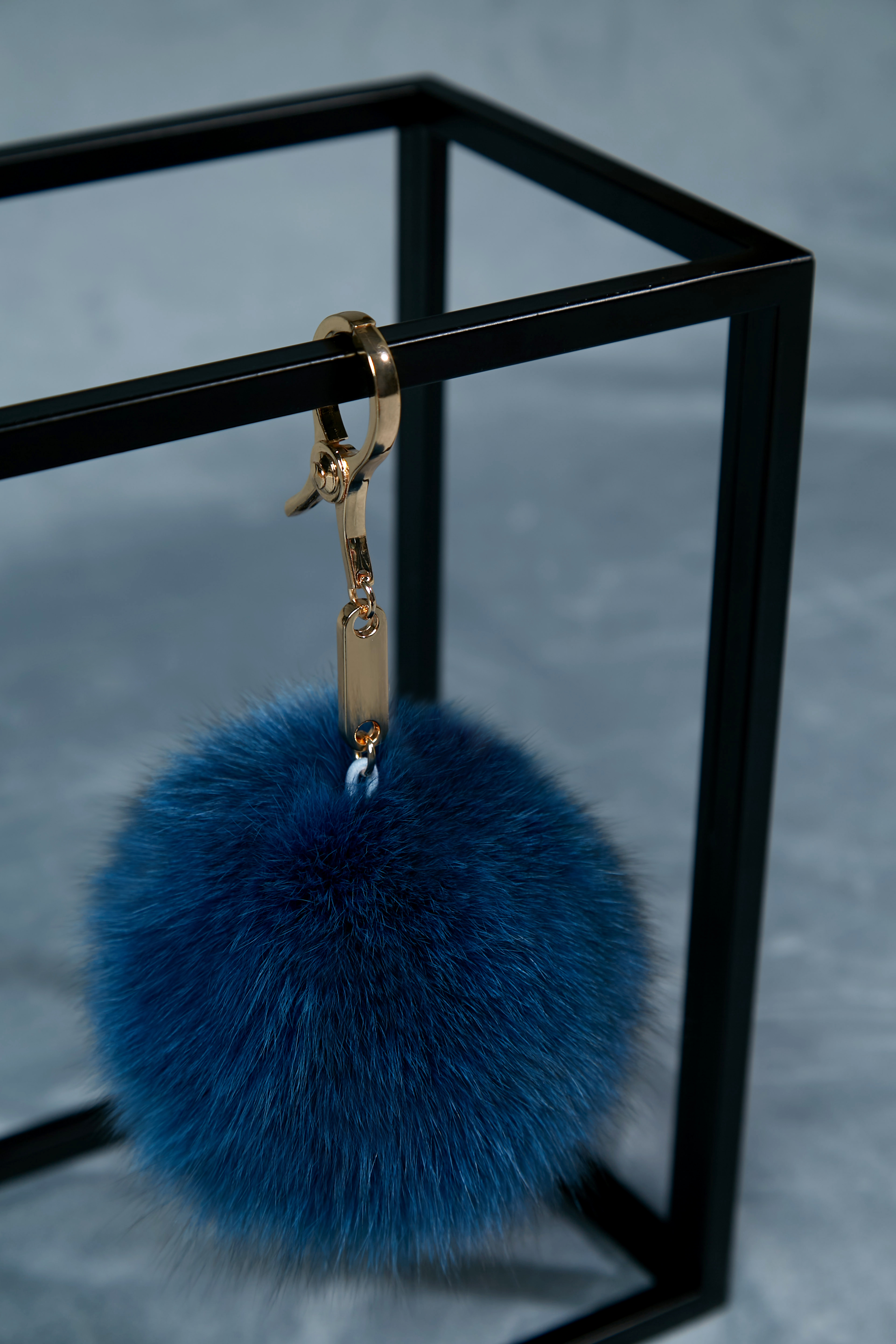 Daily Edition Free Shipping ♥ Two-tone fox fur key