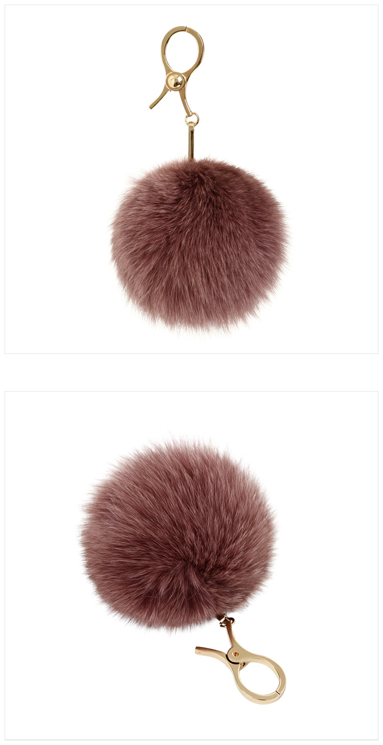 Daily Edition Free Shipping ♥ Two-tone fox fur key