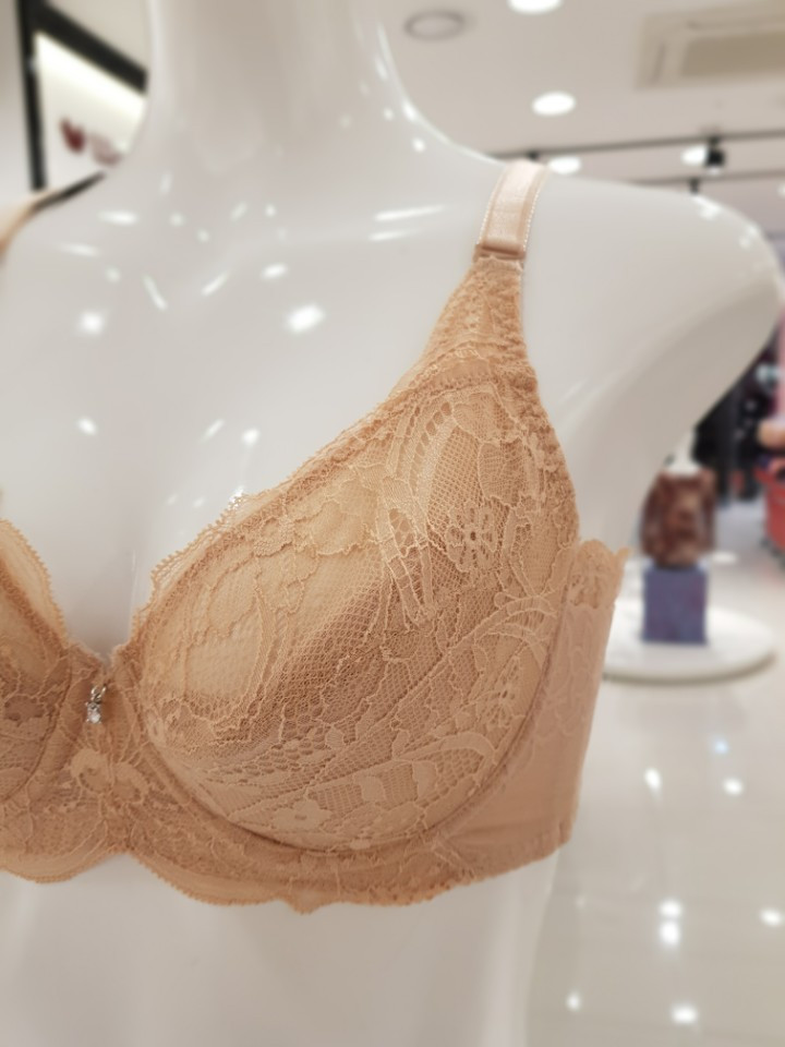 Venus Double Wing Functional Full Cup Beige Bra VG