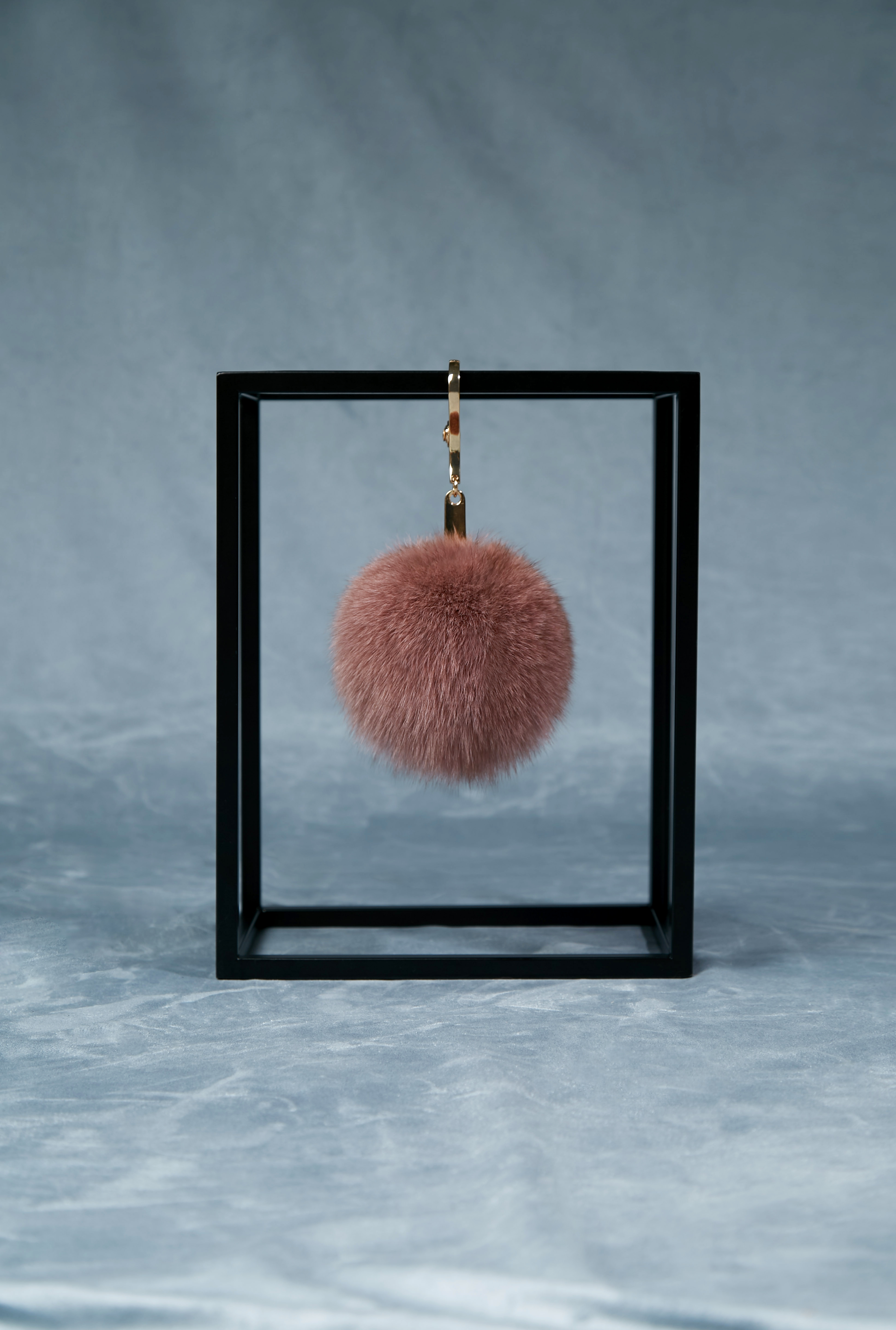 Daily Edition Free Shipping ♥ Two-tone fox fur key
