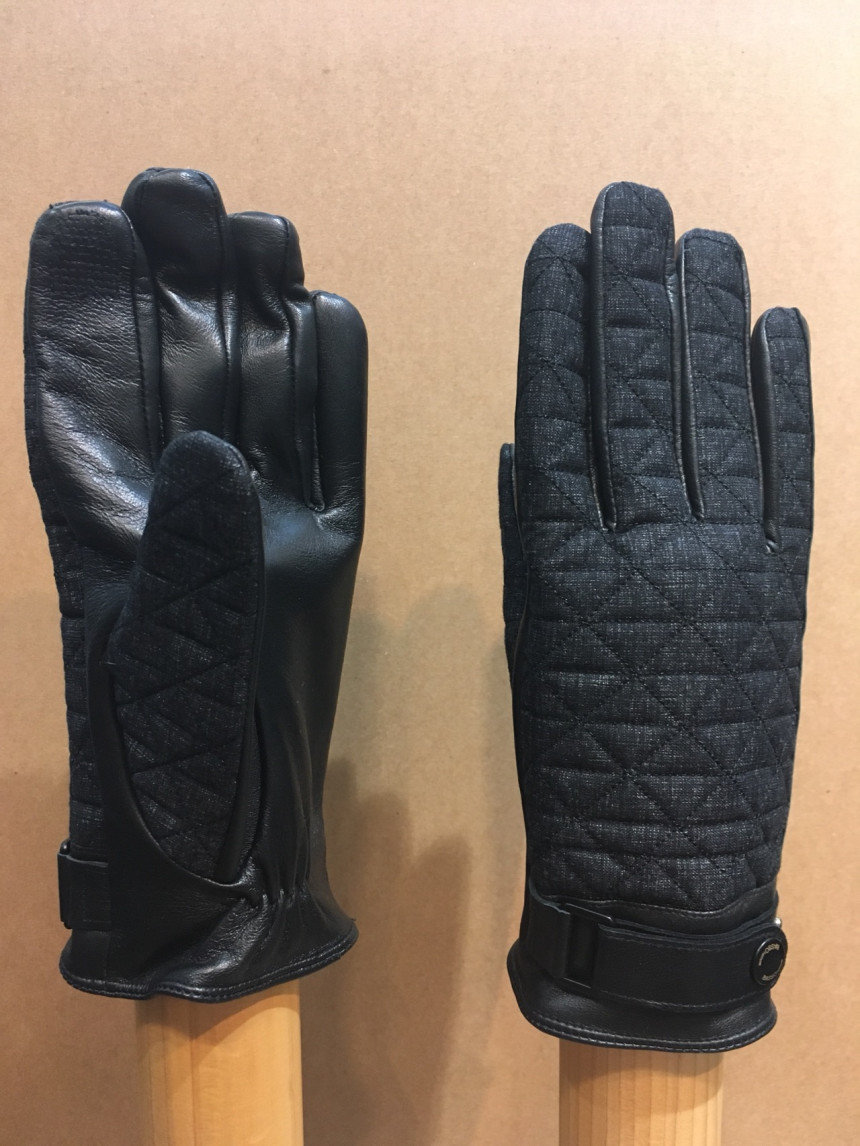 Bassot Homme Smartphone Touch Leather Glove WSQ4AL