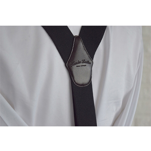 멜빵앞치마 칸데오레더 공방 미용실 카페 미용사 바리스타 앞치마 가죽 데님앞치마 브라운