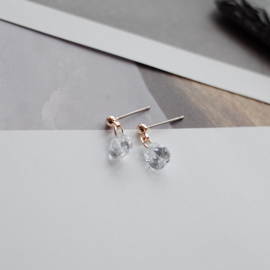 NO.44 Swarovski BASIC Modern Set Earrings Handmade