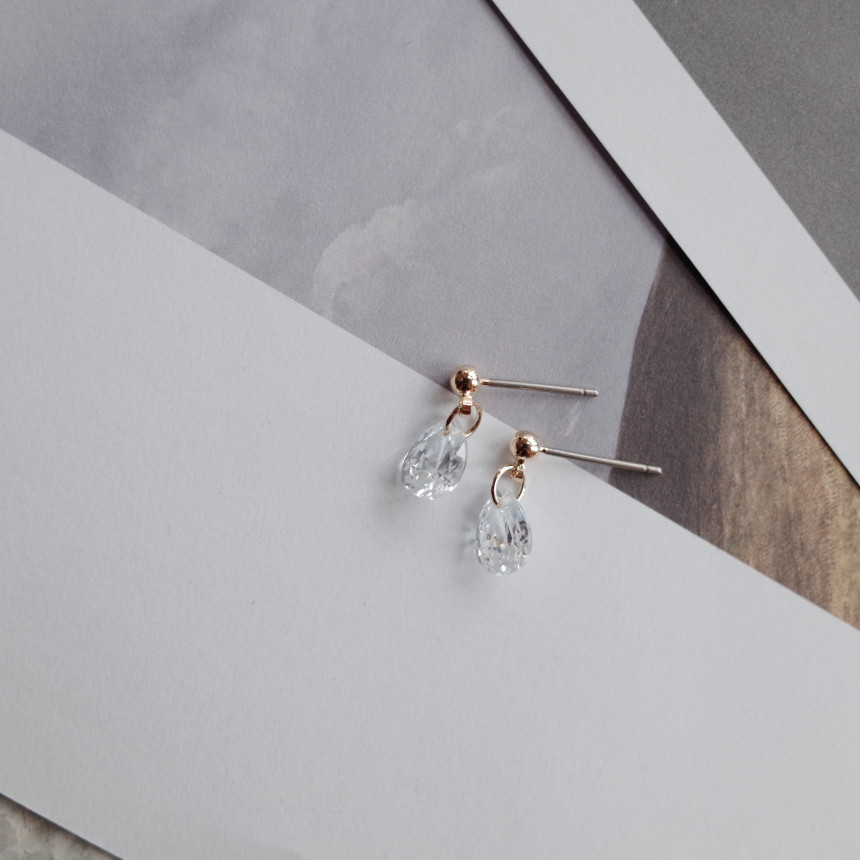 NO.44 Swarovski BASIC Modern Set Earrings Handmade