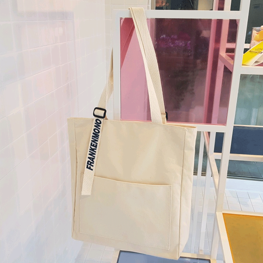 TOTE ECO SHOPPING TRAVEL Eco-bag embroidered Frank