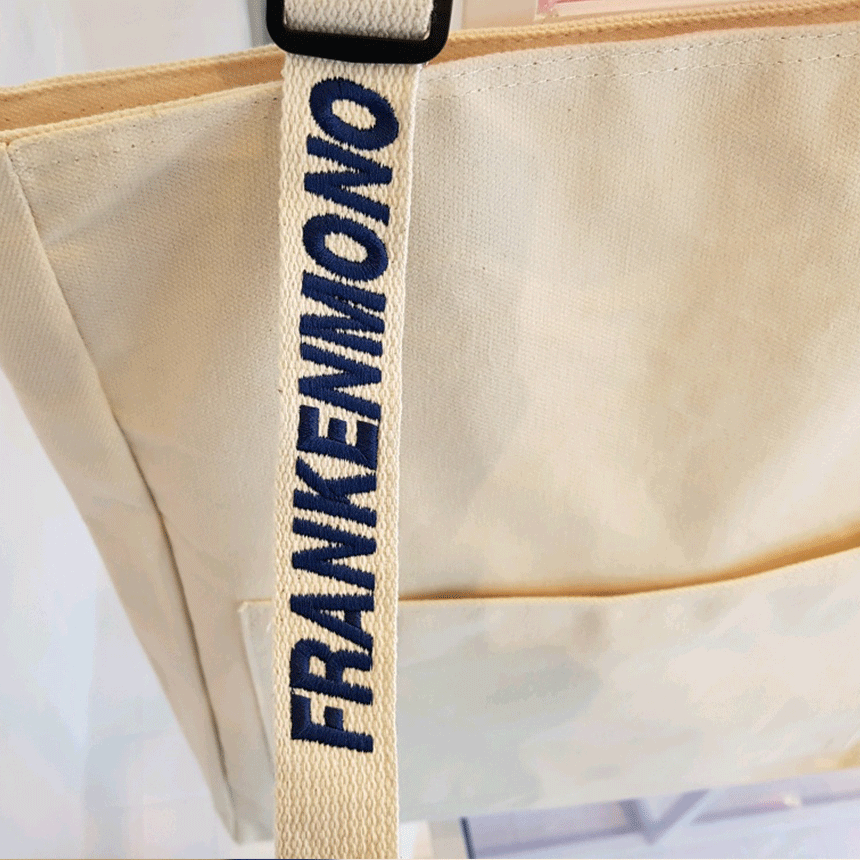 TOTE ECO SHOPPING TRAVEL Eco-bag embroidered Frank