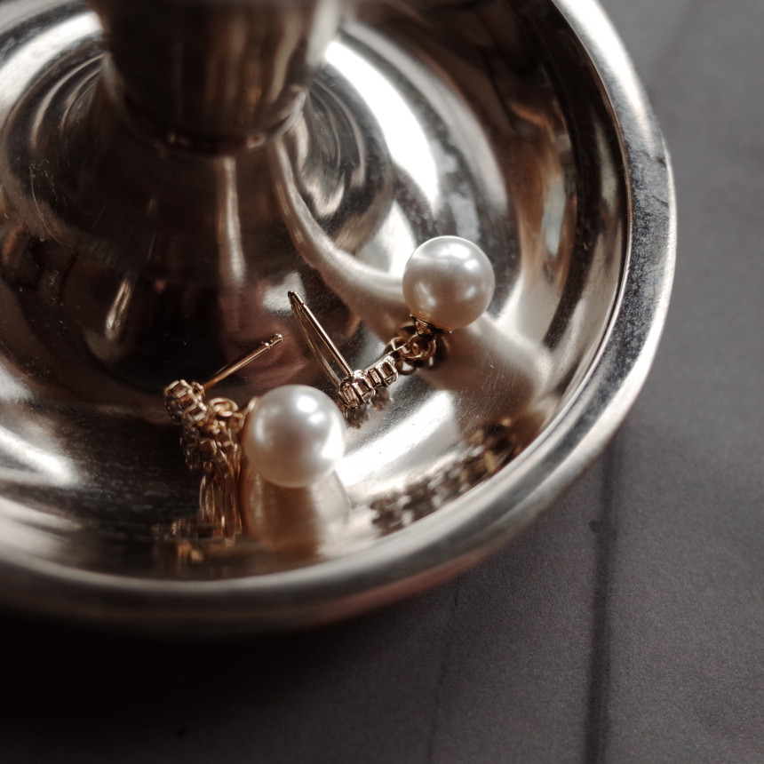NO.46 Angel Swallows Drop Earrings Handmade Tweeze