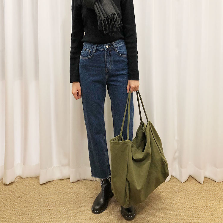 TOTE ECO SHOPPING TRAVEL Big Size Canvas Eco Bag B