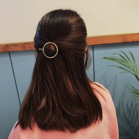 Hair Accessories Minimally Semi-round Hairpins