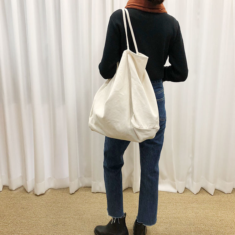 TOTE ECO SHOPPING TRAVEL Big Size Canvas Eco Bag B