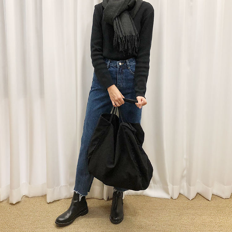 TOTE ECO SHOPPING TRAVEL Big Size Canvas Eco Bag B