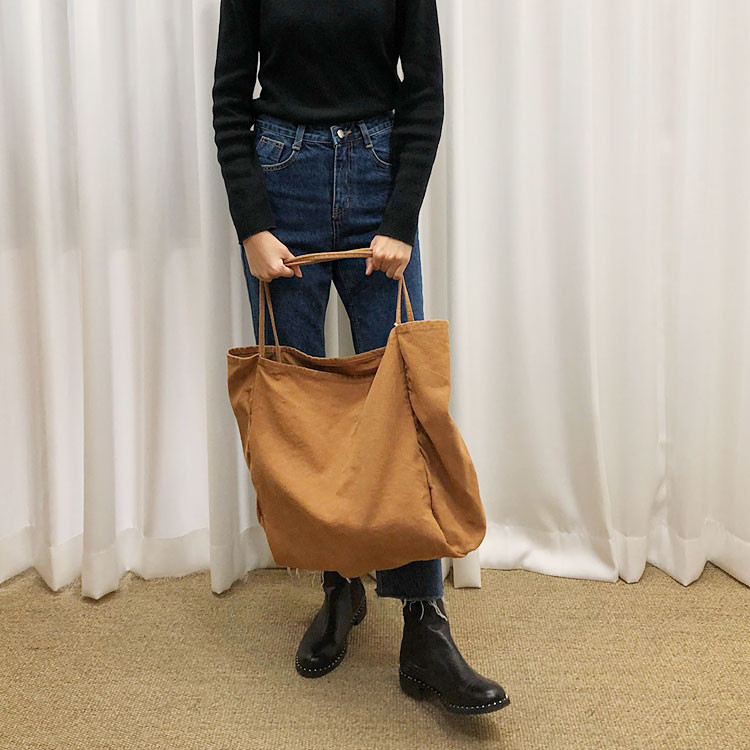 TOTE ECO SHOPPING TRAVEL Big Size Canvas Eco Bag B