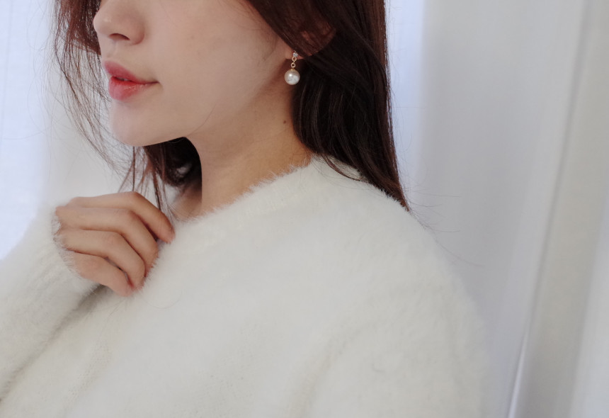 NO.46 Angel Swallows Drop Earrings Handmade Tweeze