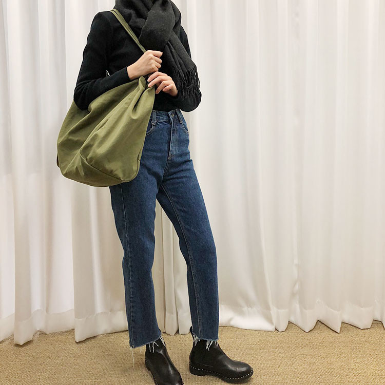 TOTE ECO SHOPPING TRAVEL Big Size Canvas Eco Bag B