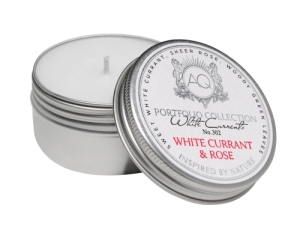 Akyu Scandal White Current Rose Glass Large Tin Mi