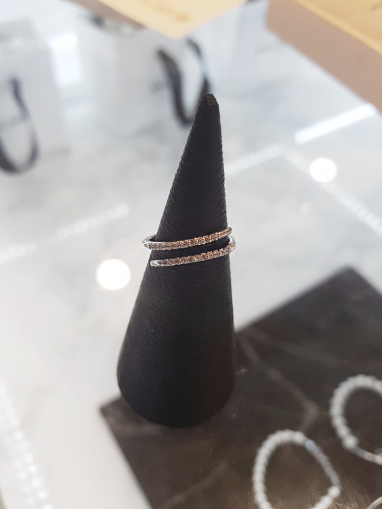 <b><p>En Clare Two lines sto rg EN2170901RG12 Simple</p></b><b><p>円クレア トゥライン ストーン リング EN2170901RG12 シンプルな デイリーアイテム</p></b><br /><br /><p align='center'>