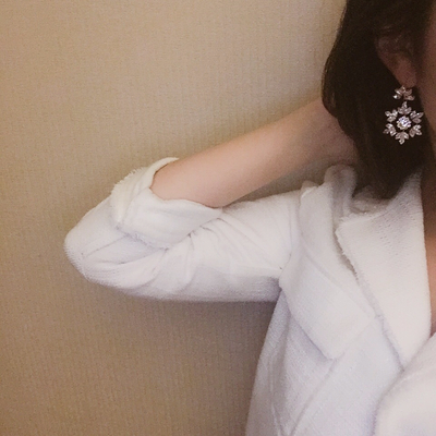 Christmas snowflake earrings