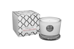 Akyu Scandal White Current Rose Glass Large Tin Mi