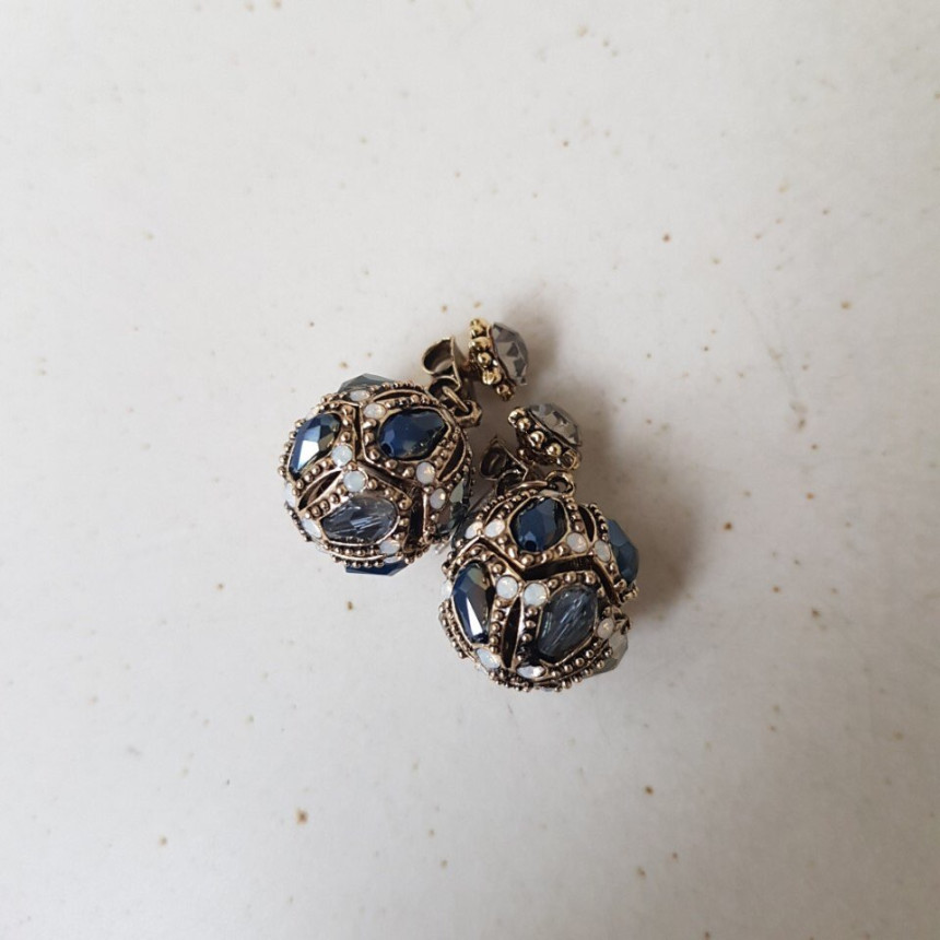 Vincent's Ball Drop Earrings 3color Gorgeous On