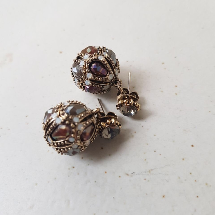 Vincent's Ball Drop Earrings 3color Gorgeous On