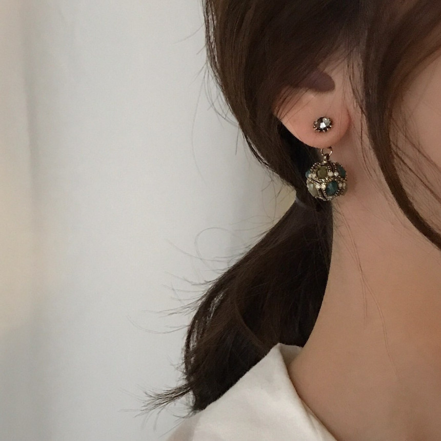 Vincent's Ball Drop Earrings 3color Gorgeous On