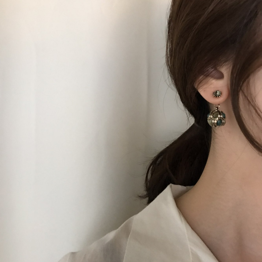 Vincent's Ball Drop Earrings 3color Gorgeous On