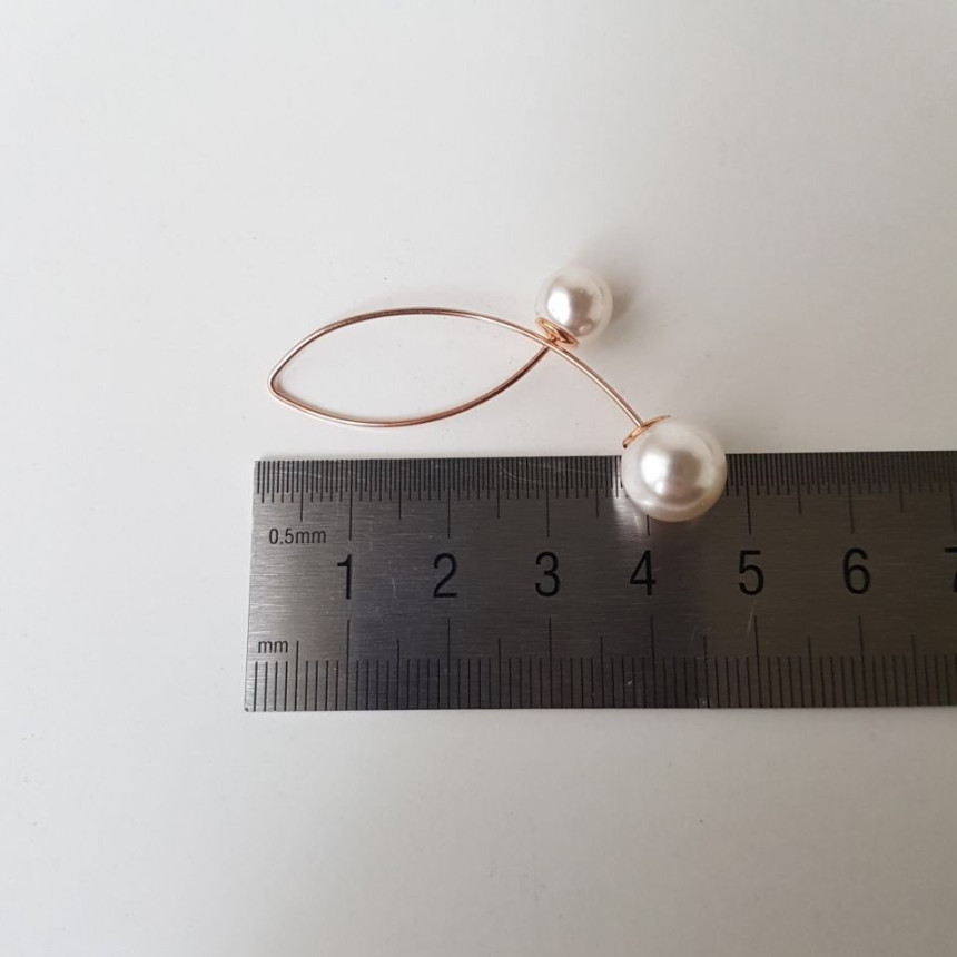 all silver Abel's Swarovski Drop Earrings Elega