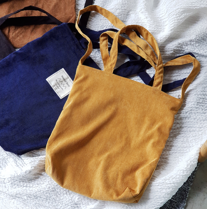 TOTE ECO SHOPPING TRAVEL Corduroy Eco Bag Bag Show