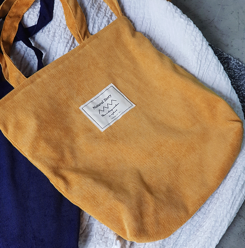 TOTE ECO SHOPPING TRAVEL Corduroy Eco Bag Bag Show