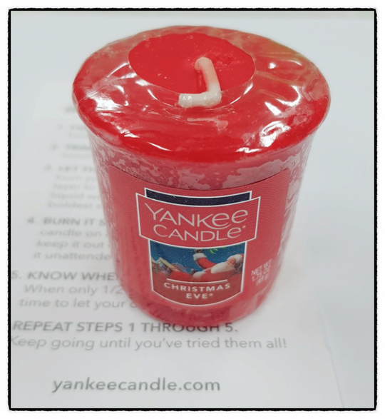 Yankee Candle Sampler Bothex Chrismas Eve yankeeca