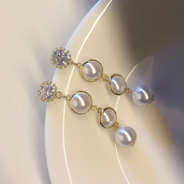 JOY COLLECTION Pearl Drop Earrings Collection 2nd