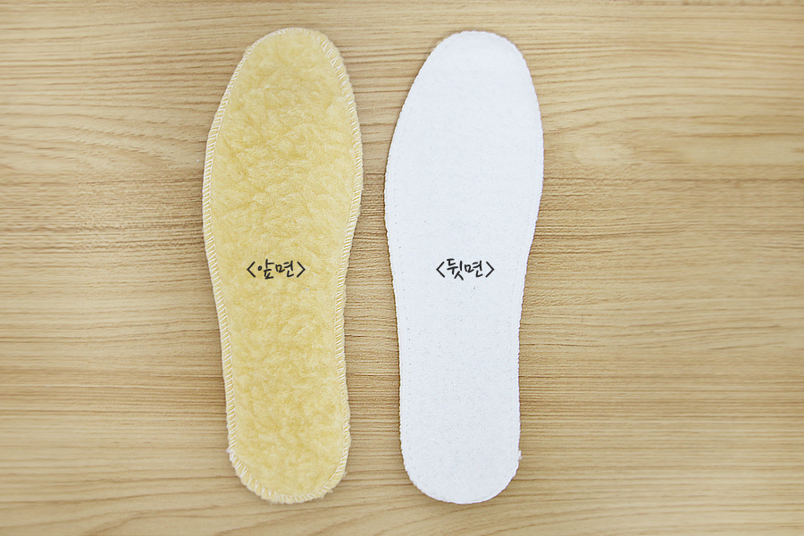Artificial insole &amp winter sock fleece warm Mok