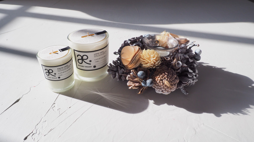 Luxury Soi Candle Gold Gift Package Set Housewarmi