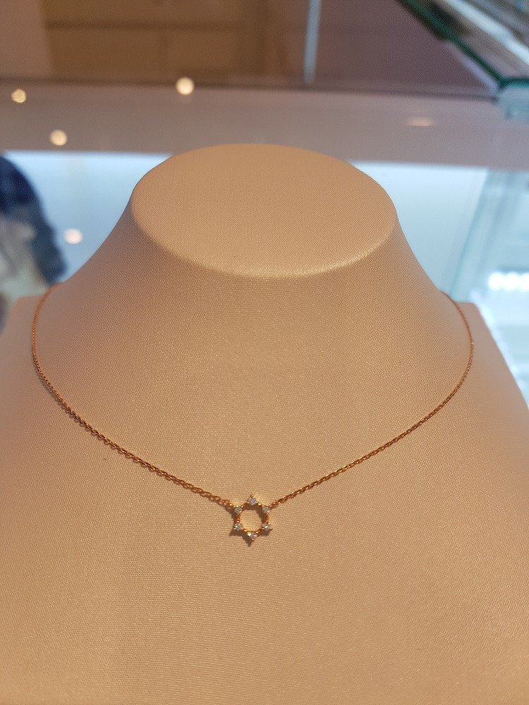 Stonehenge Rose Gold Necklace