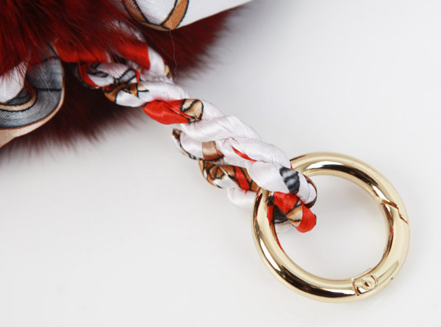 Fox Scarf Pom-Form 30's Women's Clothing Key