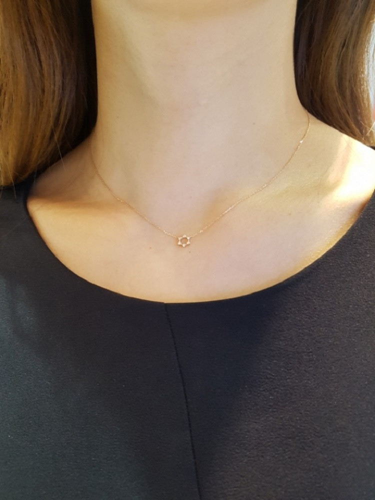 Stonehenge Rose Gold Necklace