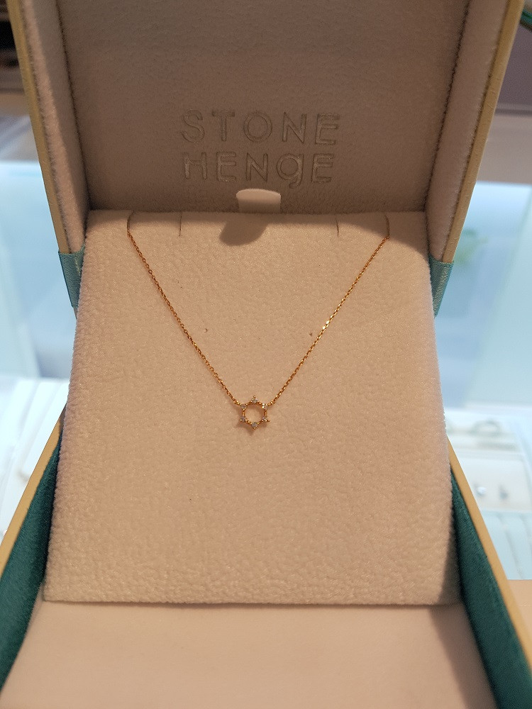 Stonehenge Rose Gold Necklace