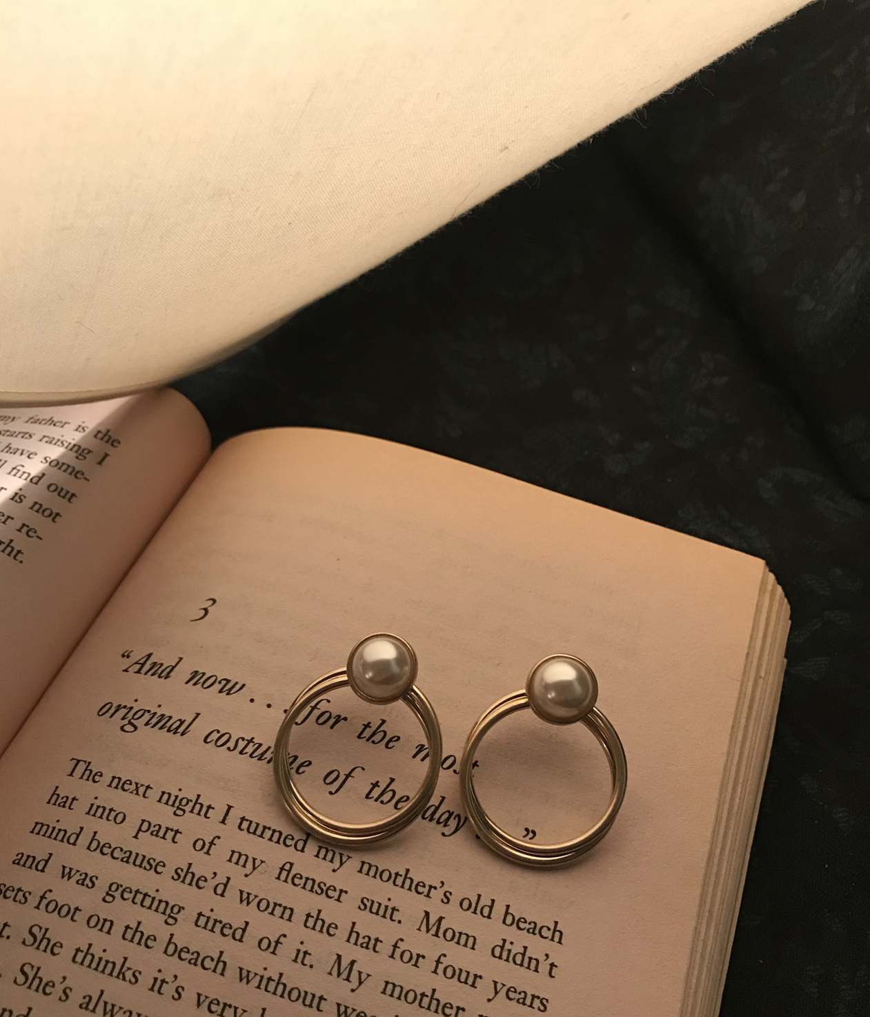 Antique pearl earrings collection earrings 5 ​​spe